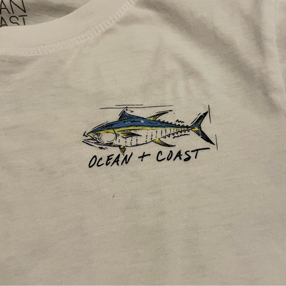 Ocean + Coast, Boys size L, White - Picture 2 of 4